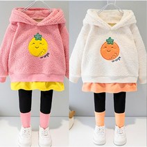 뚱이옷장/ ((겨울))오렌지레깅스상하 -유아동상하