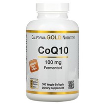 캘리포니아 골드 뉴트리션 CoQ10 100mg 360배지캡슐, 30개