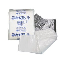 쓰레기봉투 중 50리터 흰색 검정 20매 1팩, 쓰레기봉투 중 흰색 20매