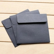 돈 봉투 편지지 축의금 각대 편지 예단 엽서 결혼식 답례 돌 잔치 경조사 현금 (10 개/몫/lot) 10*10cm 크래프트 스퀘어 미니 빈 회원 카드/작은 인사말 카드/저장 종이, 3.Black