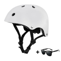 로드자전거헬멧 접이식헬멧 고글일체형헬멧 초경량 헬멧 capacete ciclismo mtb kickboard 오토바이 전기 스쿠터 헬멧 casco bicicleta 자, 흰색과 안경, 여성을 위한 m