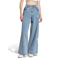 [아디다스정품] 아디다스 청바지 부츠컷 트임 트레이닝 여성 아디브레이크 데님 진 블루데님 IT9760