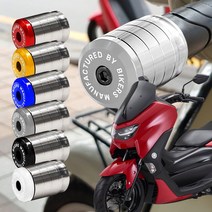 바이커스 야마하 엔맥스125 155 고중량 900g 핸들발란스 튜닝 바앤드캡 볼트방식, 실버, 1개