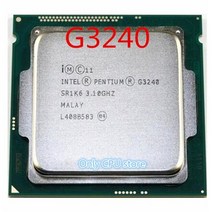 인텔 프로세서 프로세서 G3240 LGA1150 22 나노 미터 듀얼 코어 100% 제대로 작동하는 데스크탑 프로세서, One Color_One Size, 상세 설명 참조0, 상세 설명 참조0