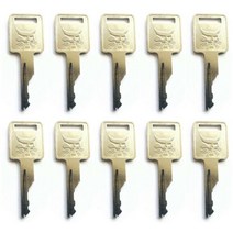 자동차키 스마트키밥캣 점화 스타터 스위치에 맞는 10 PCS 키 스키드 스티어링 트랙 로더 미니 굴삭기 MT5, 한개옵션0, 한개옵션0