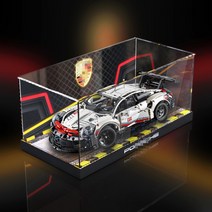 포르쉐 911 RSR 42096 아크릴 디스플레이 케이스 레고 테크닉 조명 LED 발광 불빛 진열대 전시함 장식장 보관함 전시장, D개