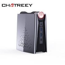 미니PC 데스크탑 고사양 chatreey amr5 ryzen 5 5600u 조명 게임용 컴퓨터 듀얼 m.2 ssd wifi6 bt 5.2 사전 설치 windows 11, 512GB SSD, 32g 램, 우리를