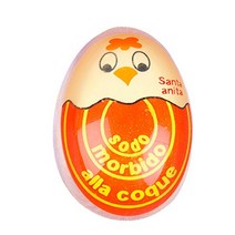 계량 주방 삶은 계란 타이머 완벽한 색상 변경 소프트 하드 보일러 요리 도구 친환경, 병아리 오렌지