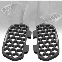 외발전동휠 원휠 대리기사 전동휠 모빌리티 inmotion v11 v12 벌집형 발 페달 전기 외발 자전거 액세서리 자석 고밀도가 있는 스파이크 미끄럼 방지 오프로드 페달 JX, 검은색