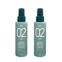아모스 02 녹차실감 볼륨미스트 140ml x 2개