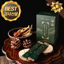 프리미엄 6년근 홍삼스틱 진세노사이드 25mg 짜먹는 발효 홍삼 진액 엄마 아빠 시아버지 시어머님 장모님 장인어른 생신 남자 여자 친구 부모님 첫인사 사돈 시댁 선물 설 추석 명절, 1개, 30포
