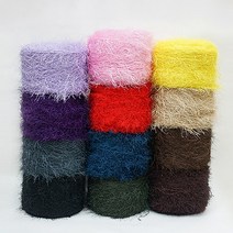솔잎사 대용량 가디건 뜨개실 뜨개질 부전모사, 대바늘추가, 270g, 3.노랑, 1개