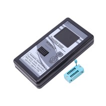 다목적 트랜지스터 테스터 128 x 160 다이오드 사이리스터 커패시턴스 저항기 인덕턴스 MOSFET ESR LCR 미터 TFT 컬러 디스플레이, 하나, 검정