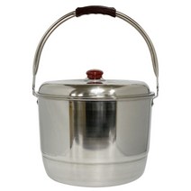 마메듬 선학 스텐 들통(5호) 찜솥 곰솥 빨래솥 대용량 양동이, BEST 본상품선택, BEST 본상품선택