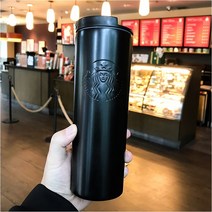 스타벅스 SS 에치드 텀블러 해외판 외관 B급품, 블랙