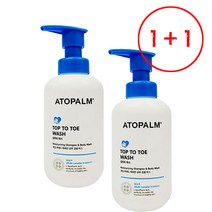 석기스토어 [ 1+1 아토팜 탑투토 워시 300mL ] 자극이 최소화된 샴푸 겸용 바스