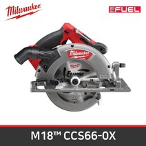 밀워키 FUEL 7.5인치 원형톱 M18 CCS66-0X 베어툴, 단품