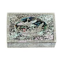 자개둥근명함함-필학