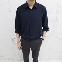 아도르클래식 챠르르 6컬러 무지 세미 오버핏 내추럴 캐주얼 셔츠