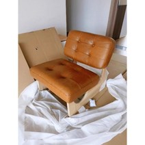 소파 1인용 의자 병원 대기실 리클라이너 등받이, 갈색 인조가죽