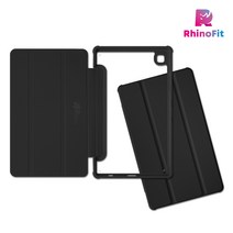 라이노 핏 갤럭시탭 A7 라이트 lite 8.7 클리어쉴드 케이스_2021년형, 블랙