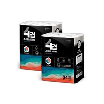 한예지 슈프림소프트 4겹 화장지 22m 24롤 2팩