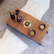 아베나키 코모도 로우테이블 - 좌식테이블 원버너테이블 캠핑테이블, 로우테이블(단품)