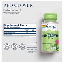솔라레이 Red Clover 붉은토끼풀 추출물 375mg 100베지캡슐, 1개, 100정