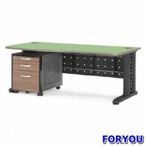 Foryou2754 퍼즐 일자형책상 컴퓨터책상 조립식책상 책상 책장 책꽂이, 레드 레드