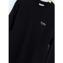 (S)커버낫 맨투맨 티셔츠 빅로고 블랙