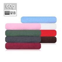국산 소형 60미용(32x70cm 60g) 순면 업소용 수건 타올 피부관리실 미용실 피트니스센터 헬스장 땀수건, 팥죽, 1개
