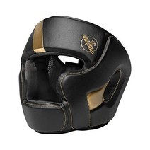 하야부사 T3 조절식 MMA 헤드기어, Large, Black/Gold