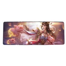롤 LOL 디자인 마우스 패드 79종 시리즈 리그 오브 레전드 장패드 3mm 두께, 800x300mm + 3mm개, 회색