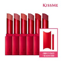 [1 +1][선물세트증정] 키스미 아이 퍼스트 매트 립스틱, 단품, 선택1:05 릿치 레드|선택2:06 칠링 마젠타