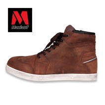 오토바이 바이크 라이딩 라이더 부츠 신발 막스라우프 벤조 숏부츠, 브라운