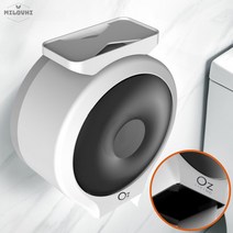 milovhi 업소용 무타공 화장실 휴지걸이 교체 휴대폰거치 욕실 화장지걸이 휴지 디스펜서, 대형 휴지걸이, 화이트