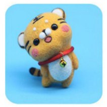 아트베니 DIY 니들 양모펠트 만들기, 호랑이_호랑이 갸웃