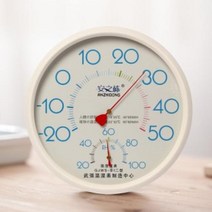 (주문3일내 출고)원형 벽걸이 온도계 습도계(화이트) 온습도계 온도계, 1