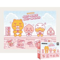퍼즐피플 카카오프렌즈 직소퍼즐 모음2, 없음, 카카오프렌즈 저스트어피치 150P 액자포함(화이트), 150p