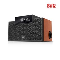 브리츠 BA-MK100 포터블 2.1채널 휴대용 블루투스 스피커, 화이트