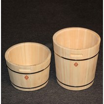 해외 직배송 주문제작 공장가 코팅 페인트 없는 일본 향나무 통 원목 족욕통 나무 원목 히노끼 족탕 무페인트 마감 검수 출고, D.두께2.6 지름37 높이40+뚜껑