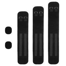 오다리 교정기 x자다리교정 걸음걸이 휜다리 교정 자세 형 용품 남성 밴드, 검은색