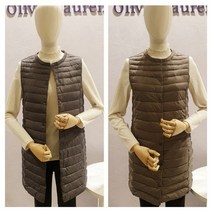 올리비아 로렌 가벼운 오리털 다운 경량 패딩조끼