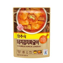 오뚜기 청주식 돼지김치짜글이, 5개, 450g