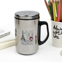 스위트 스텐레스 머그컵 ver.1, 커플고양이, 1개