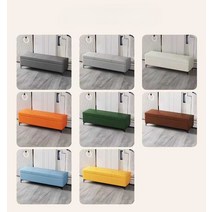 병원 대기실 홈 도어 라이트 럭셔리 스토리지 스툴 롱 소파 직사각형 침대 스틀, 70x40x40(cm) 오렌지 나파가죽(수납)