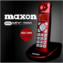 맥슨 한글지원 무선 전화기 MDC-2900 발신자표시 증설가능 스피커폰 사무용 가정용