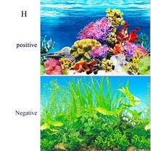 물멍 큐브 어항 하단섬프어항 자동청소어항수족관 배경 물고기 탱크 그림 HD 3D 스테레오 벽지 조경 장식, 07 Section H_05 40x60
