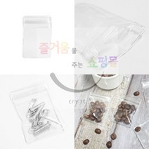 ◆JOOMA★ PVC 지퍼백 4X6CM 소형지퍼백 투명지퍼백 사료소분