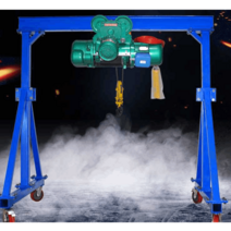 호이스트 갠트리 리프팅 소형 철거 현장 기중기, 상세 페이지 참고, 두꺼워진 1톤 높이 2.5m 총폭 2.5m